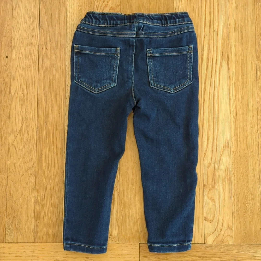 Carter's Two Pair Girls Denim Elastic Waist Jeggings Size 3T